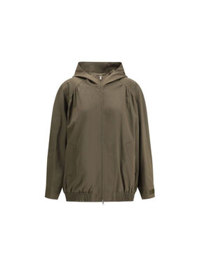 Karen Scott Stretch Green Zip-Up Hoodie Size Small Women's